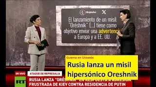 Rusia Lanza un Misil Hipers&oacute;nico Oreshnik