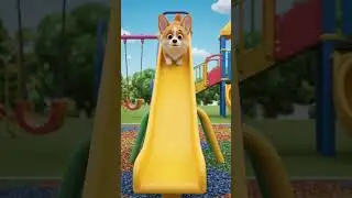 Tiny Hero 🐶🏆#Corgi #3DAnimation #CutePuppy