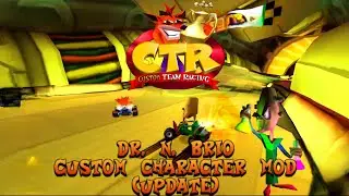 CTR Crash Team Racing: Dr. N. Brio Custom Character Mod (Update)