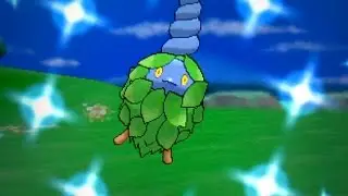 Shiny Burmy after ~1200 SRs in the Berry Fields! (Pokemon X)