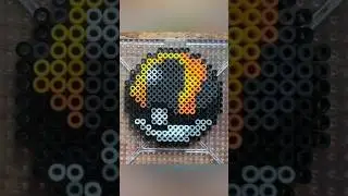 Ultra Ball! | Satisfying Bead Crafting | #perlerbeads #ultraball #pokemon #pokeball #artsandcrafts