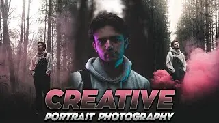 Creative Portrait Photography- Smoke Bombs and Drones