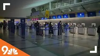 Check-in counters for Delta, Spirit relocated at DIA