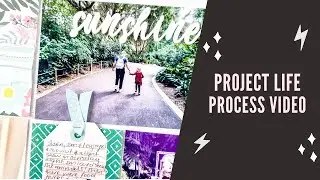 12x12 Double Page Project Life Spread