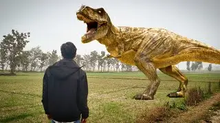 Dinosaur world | Dinosaur attack in real life 🦖 | T-Rex Chase | #trex #dinosaurchase #dinosaur 