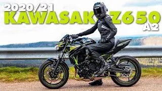 Kawasaki z650 2020/21- La pire des 650 ? 🤔 ESSAI (A2) - Em0tik Motarde