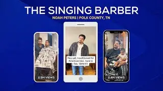 Singing Barber from Polk County uses platform for other aspiring artists like himself
