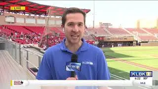 KLBK Sports Connection live at Dan Law Field