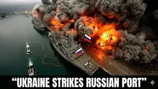Ukraine Strikes $20B Russian Port for Hours &mdash; Then 150kg Bombs Delivered the Final Blow