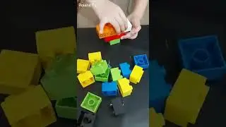 How to make a Heart Shape made of Building Blocks 💓 Polens TV