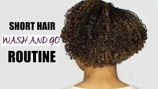 Short Curly Hair | Wash and Go Routine | Summer 2016