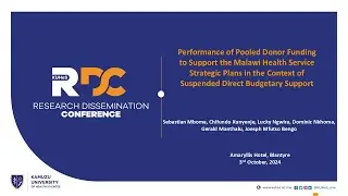 Evaluating the Impact of Pooled Donor Funding on Malawi’s Health Services: Insights Presentation