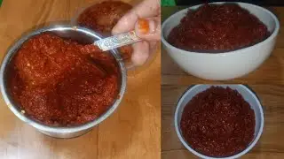 How to make Red Chilli Sauce at home | Easy and Quick Red Chilli Sauce|