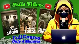 How to create ai hulk videos (Full Course in 4 Minutes)