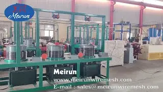 Full Automatic Fine Wire Drawing Machine #wiredrawingmachine #steelproducts