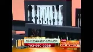 Bhumi Makeup Brushes with Celebrity Makeup Artist Kari Kisch on TV