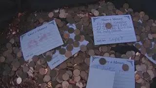 A funeral held for the penny was held at the Lincoln Memorial