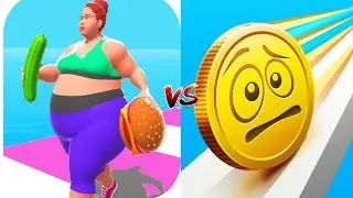 ✅Fat 2 Fit 🆚Coin Rush- All  Gameplay iOS, Android Update Trailers Mobile Game