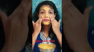 #Raw milk face 🧹 cleaning..🧹⭐..Besan  Dahi Haldi Face Pack..⭐