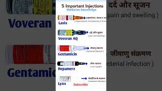 # most useful injection aur uska use # medicine