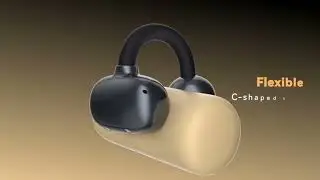 UYUXIO BT 5.4 Clip on Wireless Earbuds 72H Play Time Long-Battery Life
