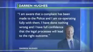 Goff stands by Hughes amid investigation
