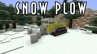 Minecraft Vehicle Tutorial - Snow Plow