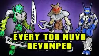 Every LEGO Bionicle TOA NUVA Built Better