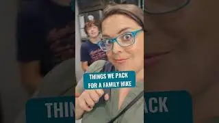 What we pack for a hike for a family of 5