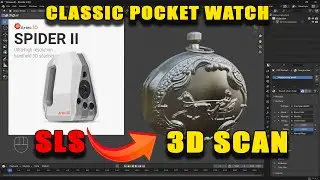 Exploring Micro Detail Capture in 3D Scanning Artec Spider II Case Study - Classic Pocket Watch