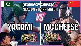 T8 🔥 YAGAMI (Low Ranked Reina) vs MCCHEESE (Low Ranked Feng) 🔥 Tekken 8 Noob Gameplay
