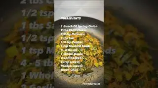 Quick and easy tempered spring onion