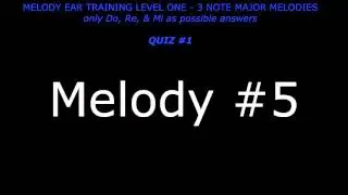 Picking Out Melodies By Ear - Level One - Quiz #1