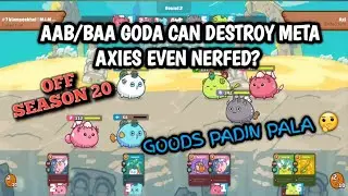 AAB/BAA DOUBLE ANEMONE GODA + HARE DAGGER AFTER UPDATE | SEASON 20 | Game Play