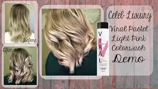 PASTEL PINK HAIR | Celeb Luxury Viral Colorwash | DEMO Part 1