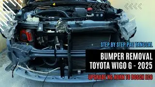 Papano tanggalin ang Bumper ng TOYOTA WIGO G 2025