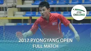 2017 Pyongyang Open Highlights: KIM Hyong Jin vs KANG Wi Hun (1/2)