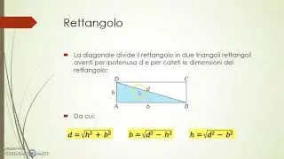 2.4 Teorema di Pitagora nel rettangolo