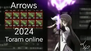 Elemental arrows Toram online 2024 & other and how to get them