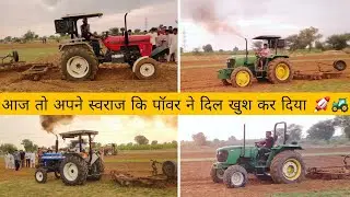 PART-2 /8&times;8 ki Harrow me competition / Swaraj 855 🚜/ holland 3630 🔥/ john deere 5210 4&times;4💥 or 4&times;2 me 