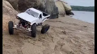 WPL C24-1 mods (by the river) #wpl #wpl2025 #wpl2025highlights #wplc24 #wpl2024 #rccar #minicrawler 