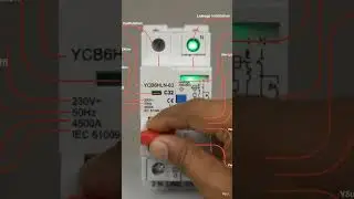 RCCB switch working Process Explained in Telugu#shorts#shortsviral#mcb#electrical#electrician
