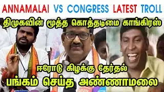 ANNAMALAI VS CONGRESS LATEST TROLL - ANNAMALAI - MK STALIN - KS ALAGIRI - DMK - ADMK - TP MEMES
