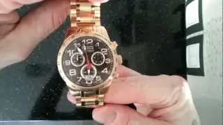 invicta watch invicta 10742 reserve cadet brown dial gold