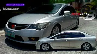 HONDA CIVIC FD from putol springs to L&T lowering springs by autoboys