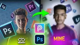 Photo Edit as like Benny Production Intro | Picsart Editing | Photoshop Editing | Khan Saheb Editz