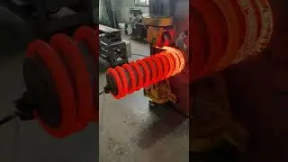 What s super big spring making by coil speed method #machine #springs #method #process #producer