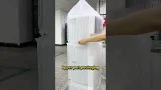 Transporting Large Appliances Made Easy with Air Column Bags! #pack #shipping #shorts  #ecommerce