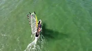 paddleboard windsurf tandem