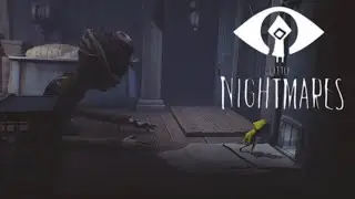 Little Nightmares-длиннорукий монстр гонится за девочкой в жёлтом дождевике
